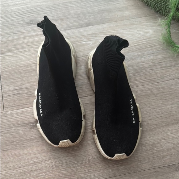 Balenciaga Shoes - Balenciaga Black Sock Sneakers